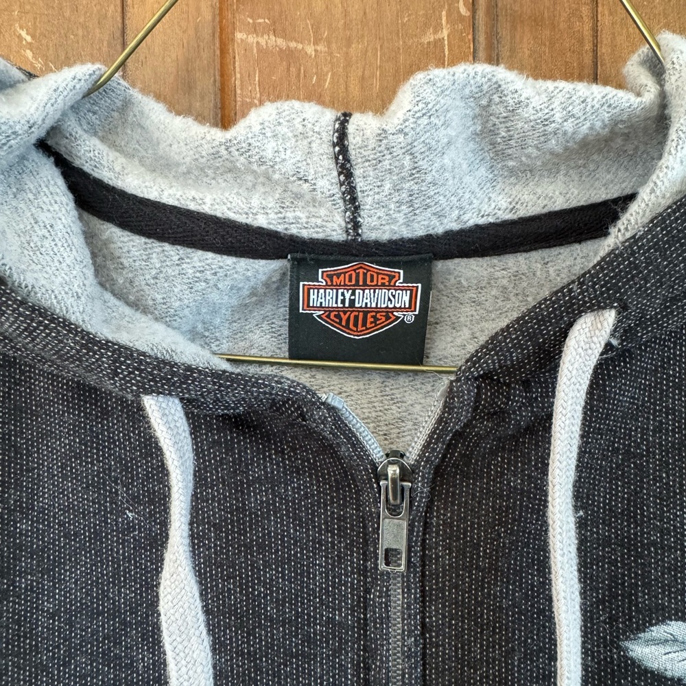 Harley Davidson Screaming Eagle Zip Jacket-Large - image 2